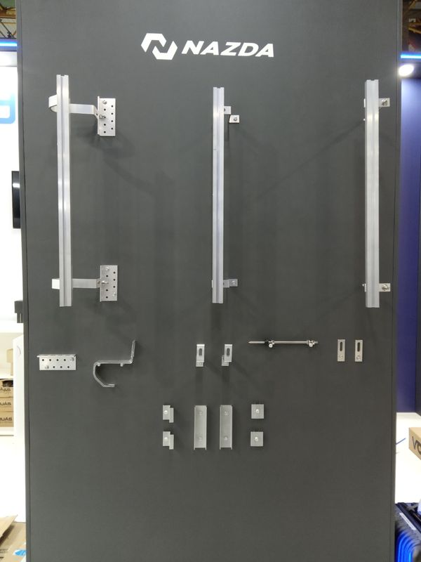 Display board with the extruded aluminum profiles