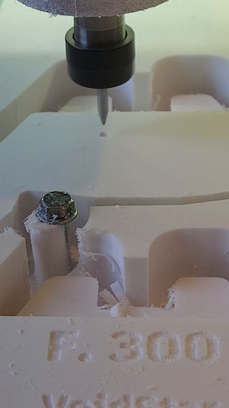 CNC machining a polymer part